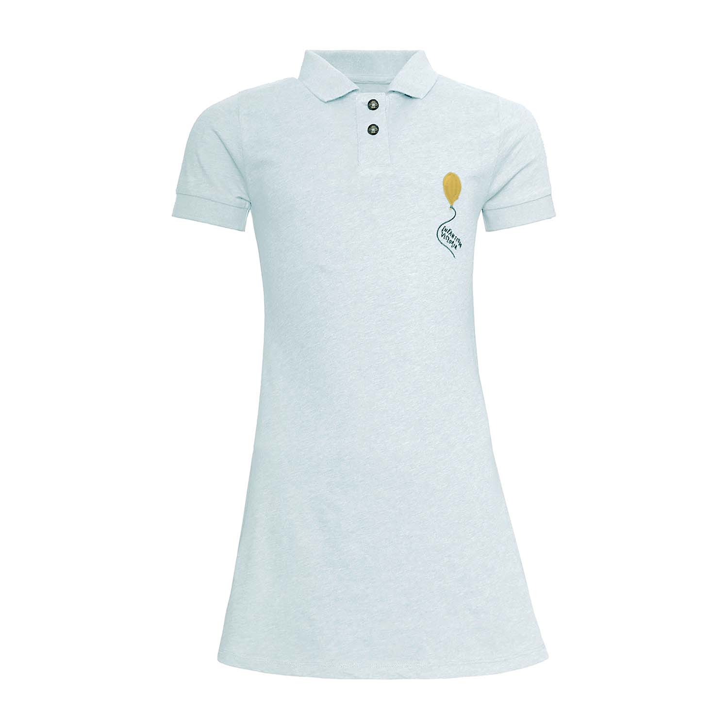 Mint Green Girls Polo Dress | 100 % Organic Cotton