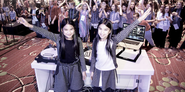 Twin DJs Rep Infantium Victoria at UN Headquarters in NYC