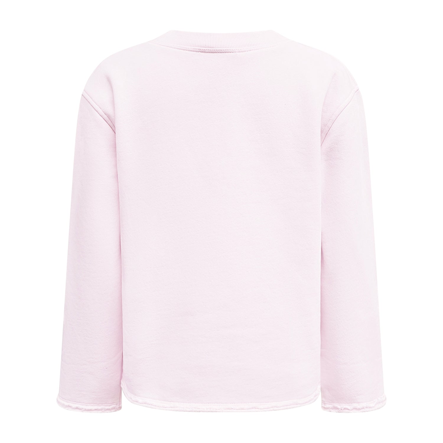 Roze meisjes- en jongenssweatshirt