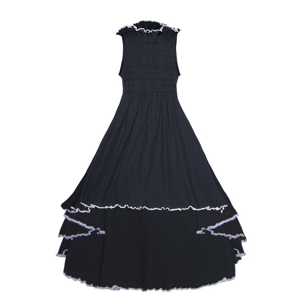Schwarzes Mittwochs Kleid für Mädchen