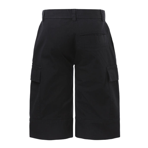 Kids Black Cargo Shorts