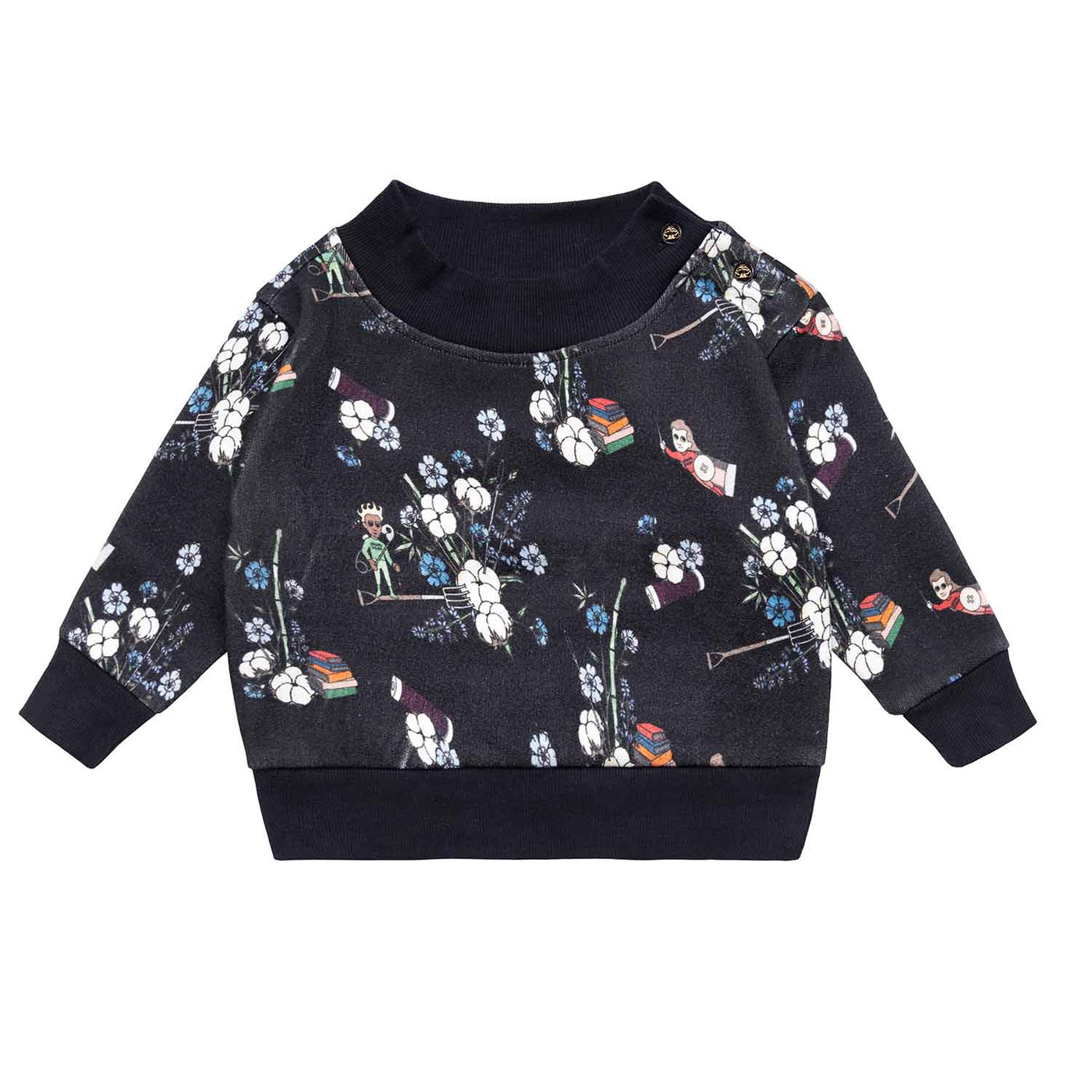 Baby black sweatshirt deals