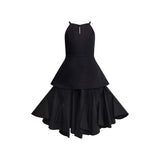 Zero Waste Girls Black Dress