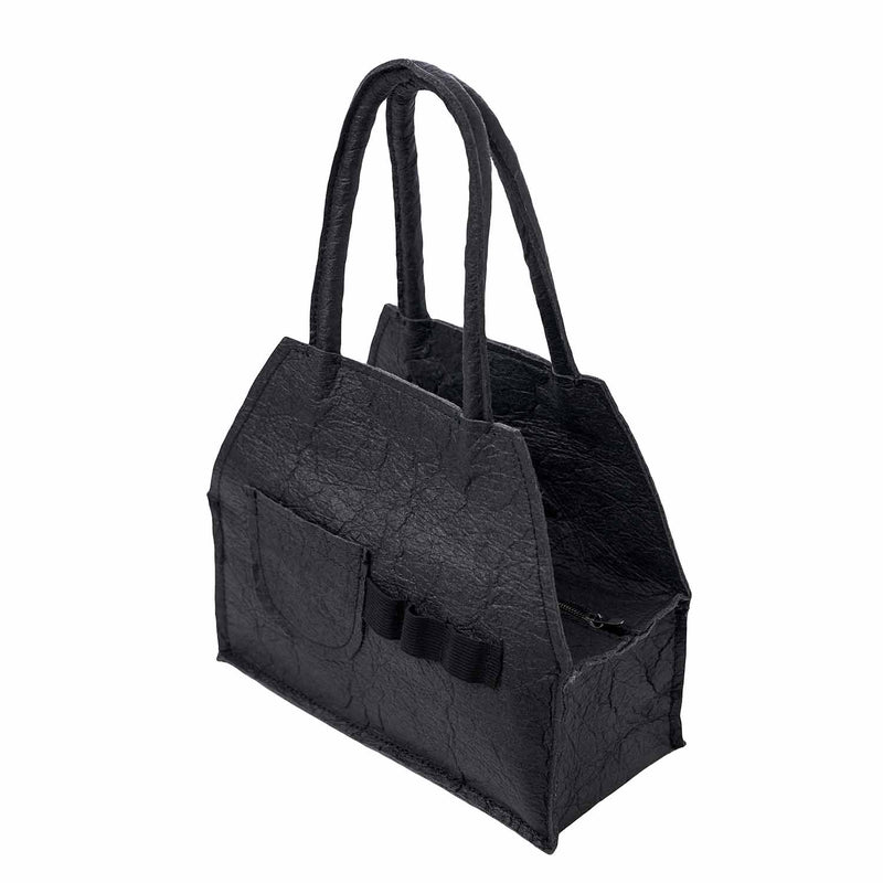 Black Pinatex Handbag
