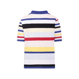 Knitted Shirt with Bright Stripes