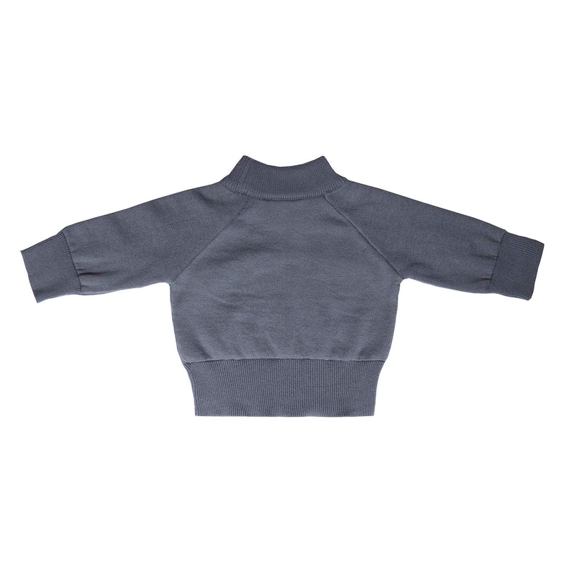 PRELOVED Grey Baby Boy Christmas Sweater, 6 mths
