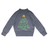 PRELOVED Grey Baby Boy Christmas Sweater, 6 mths