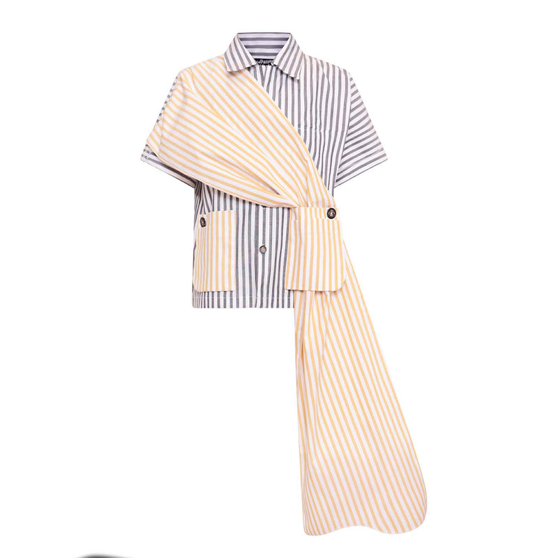 Zero Waste Striped Shirts for Boys and Girls