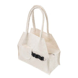 White Pinatex Handbag