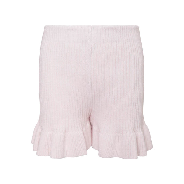 Pink Knitted Beach Shorts