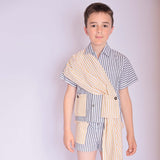 Zero Waste Striped Shirts for Boys and Girls