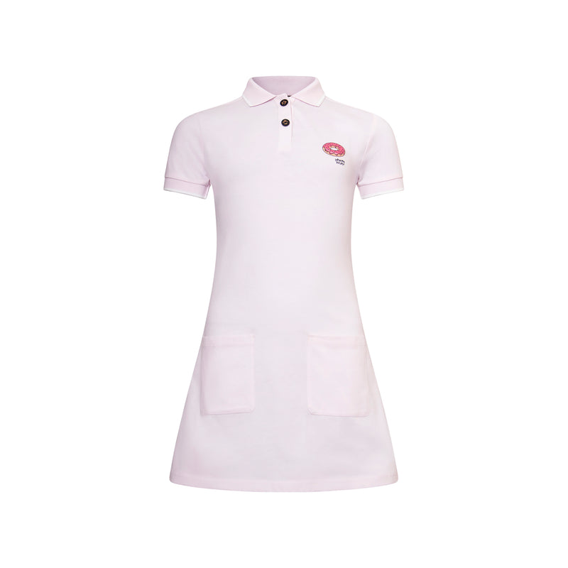 Pink Girls Polo Dress