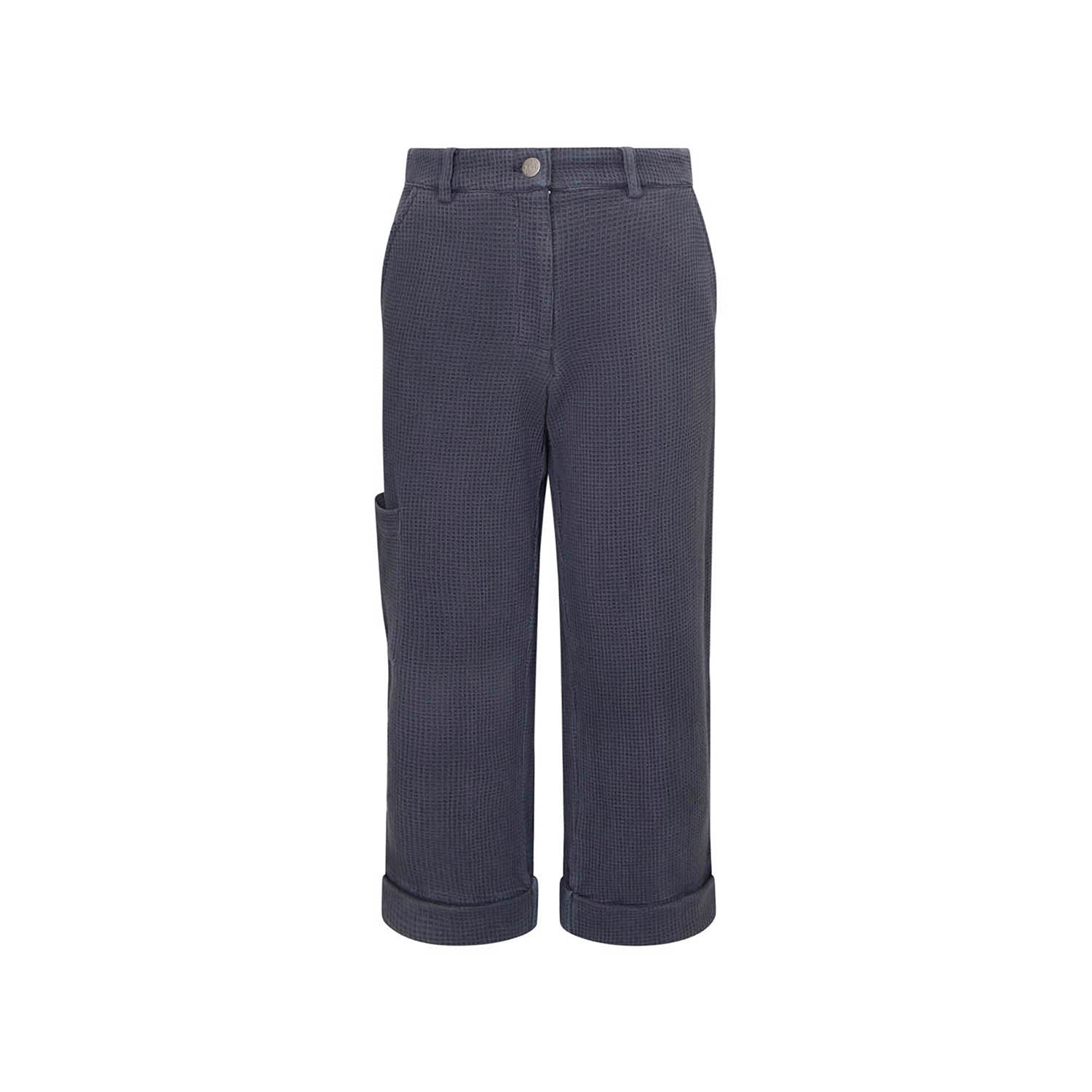 Grey Waffle Pants for Kids