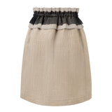 World Exlusive Limited Edition Lotus Skirt with Linen Ruffle