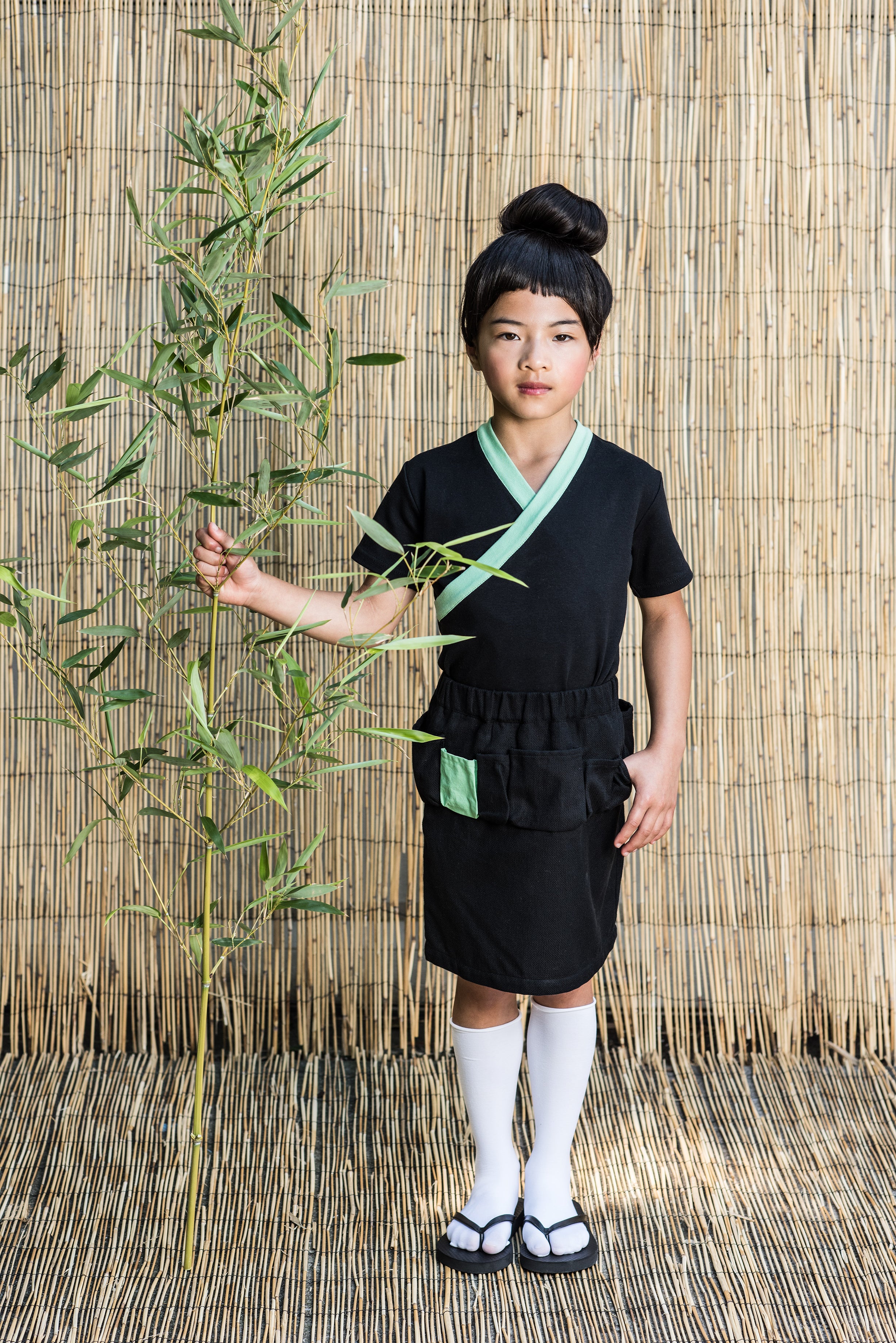 T-Shirt im Kimono-Stil für Kinder