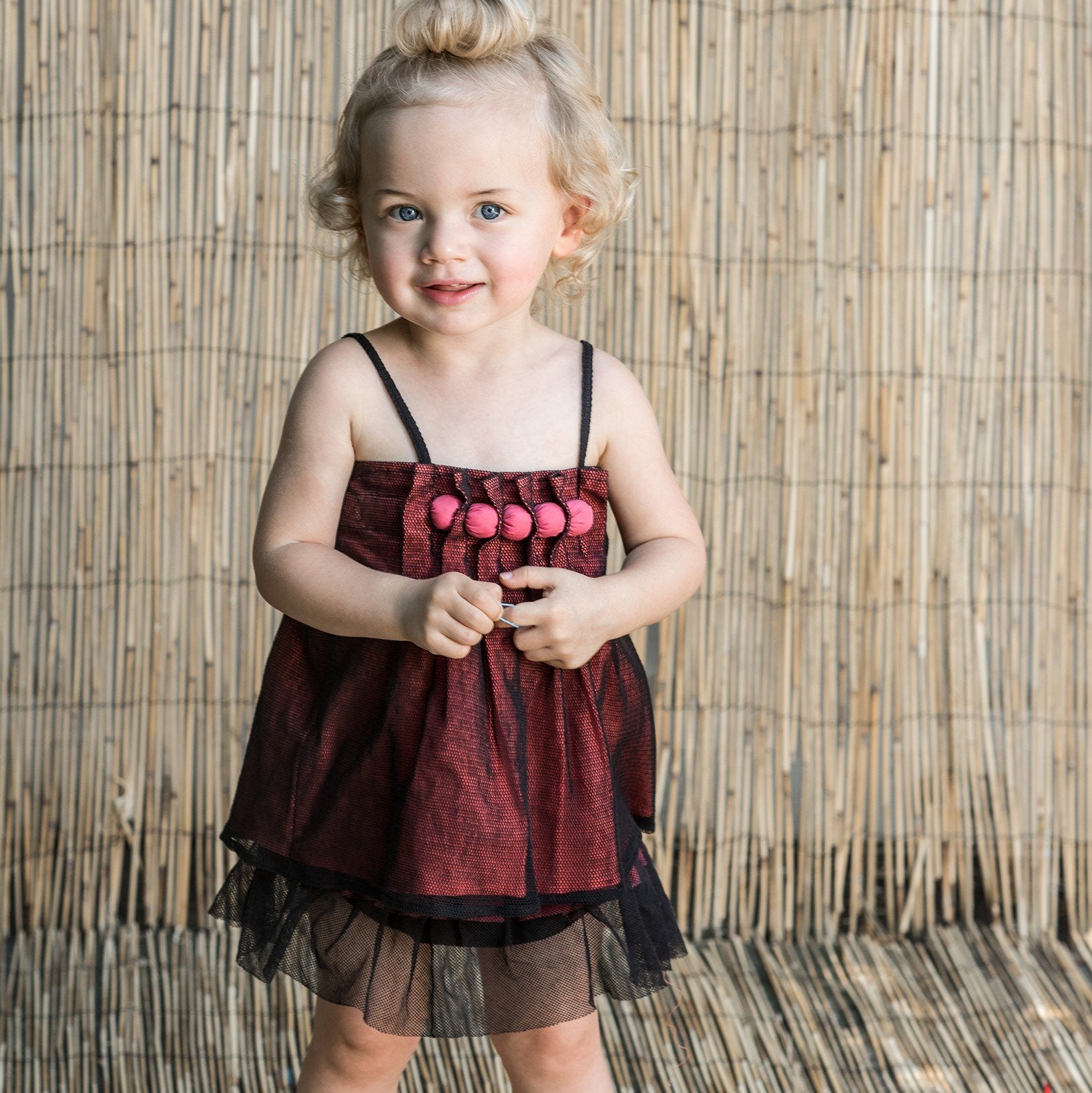 Pirate Shorts with Black Mesh