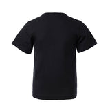Short Sleeve Black T-Shirt with Toscana Print