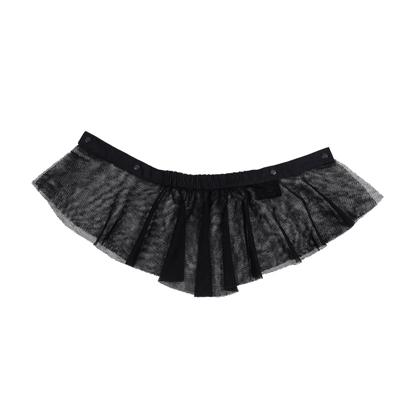 Black Detachable Skirt