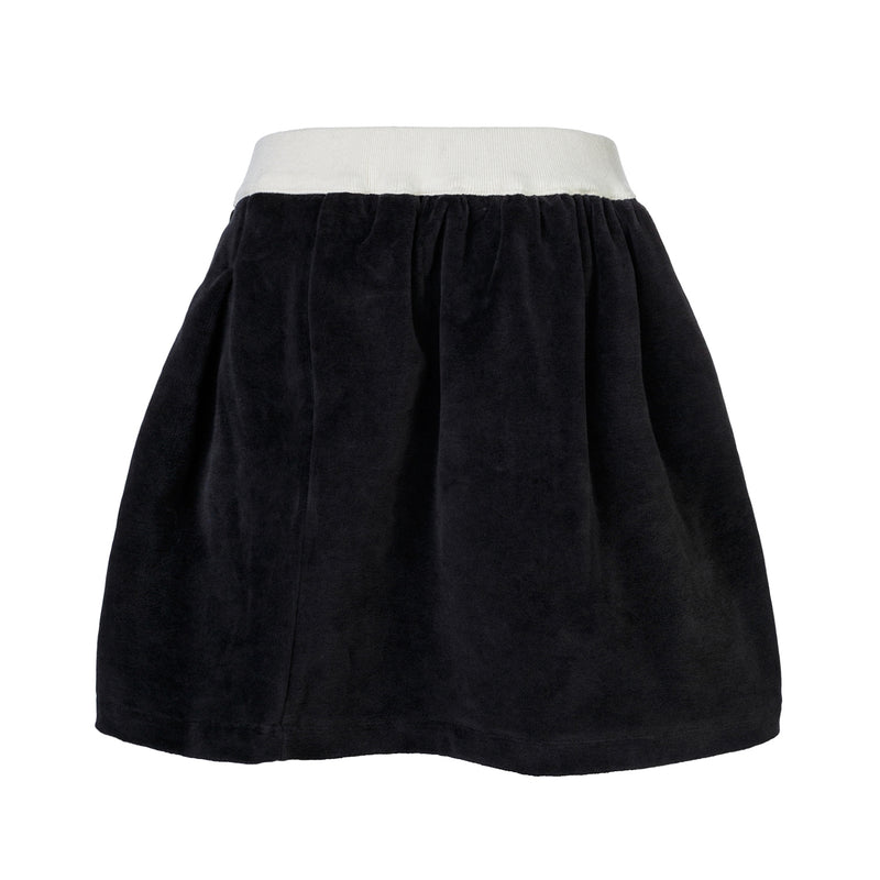 Black Velvet Skirt for Girls