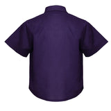 Short-sleeved Shirt in Purple
