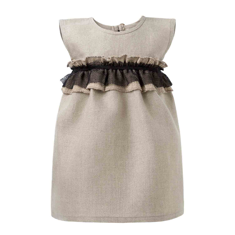 Linen Dress for Baby Girl