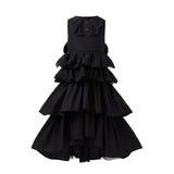 Steampunk Black Lace Dress
