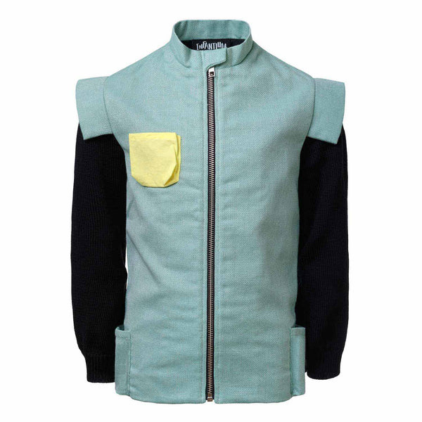 Piratenjacke Jacke aus Bio-Baumwolle mit Strickärmeln