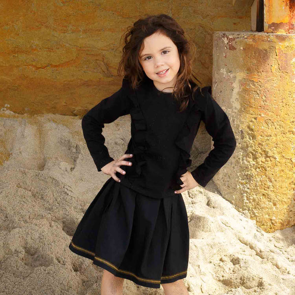 PRELOVED Black Mini Skirt, 4 years