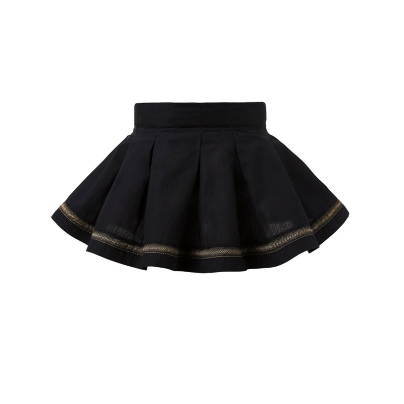 WE Fashion MET DESSIN - A-line skirt - black - Zalando.de