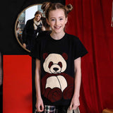 Black T-Shirt with Panda