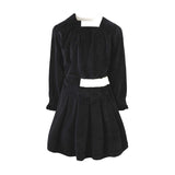 Black Velvet Dress for Girls