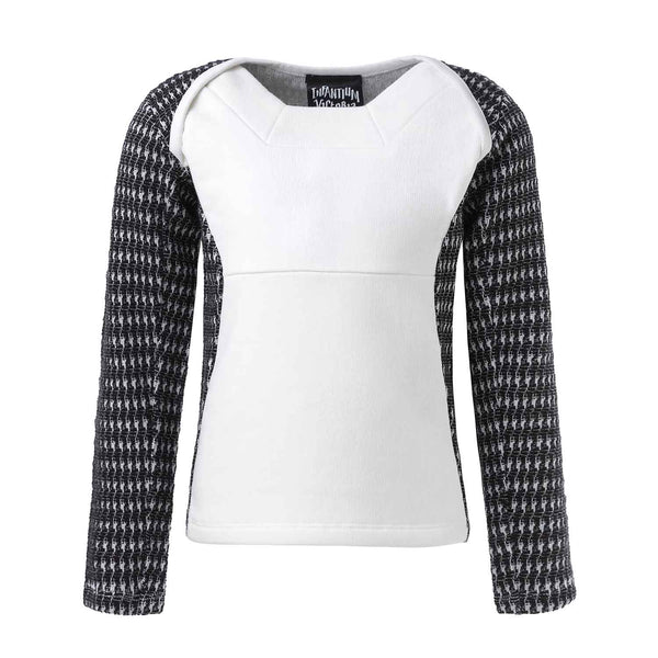 Black and White Lonsleeve Top