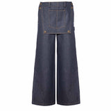 Girls Flare Jeans with Flap