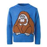 Orangutan Blue Sweater