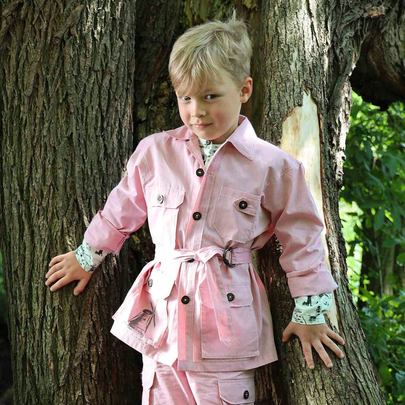 Pinker Blazer für Jungen und Mädchen