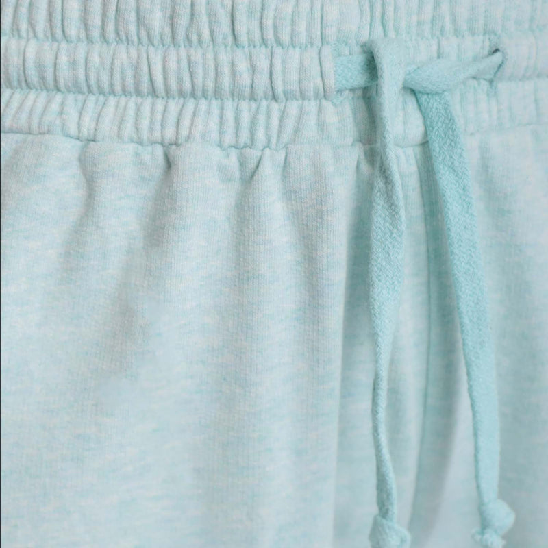 Minzgrüne Sweat-Shorts für Mädchen und Jungen