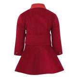 Rotes Samt-Baby-Kleid