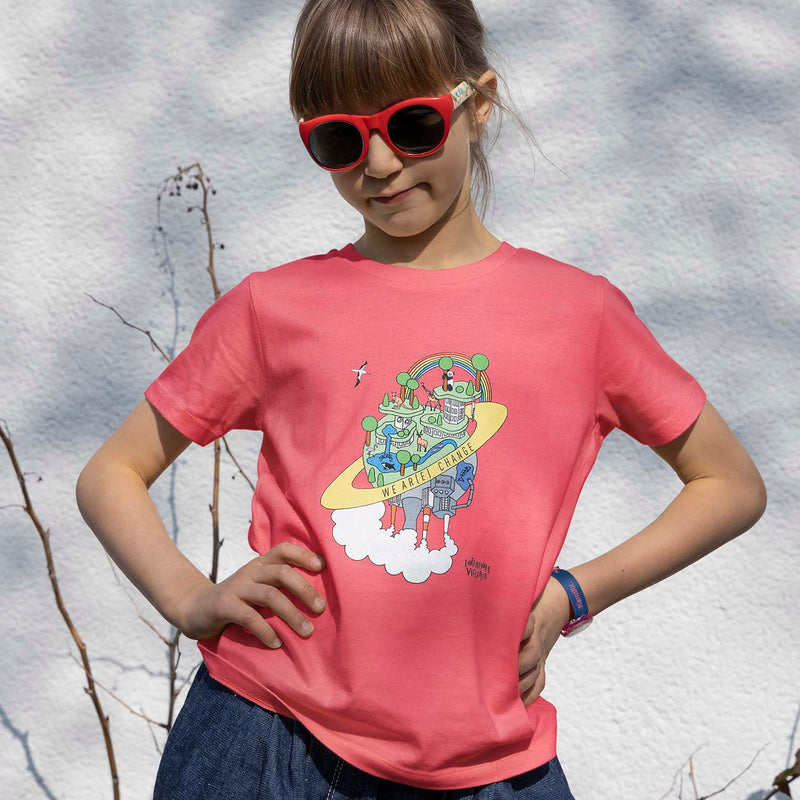 Kids Boys T Shirts T Print, Designer with Shirt Red