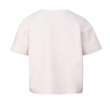 Übergroßes T-Shirt in Off-White mit Handbemalung