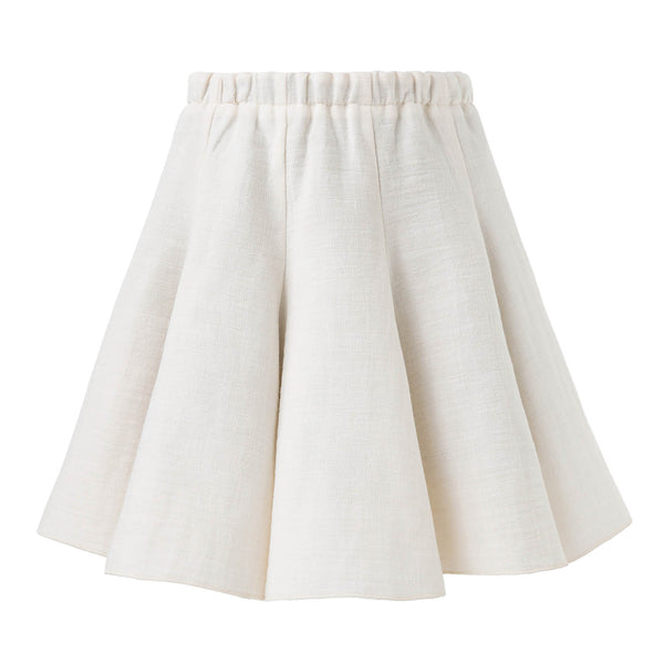 White Circle Skirt