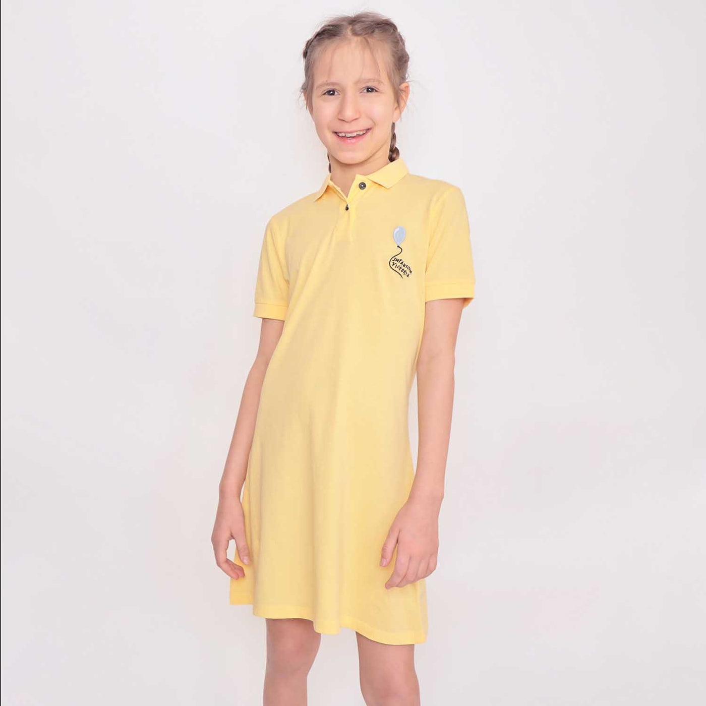 Yellow Girls Polo Dress Toddler Girl Polo Dress