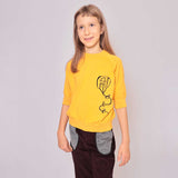 Yellow Knitted Top with Kite
