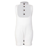 Baby Playsuit in White