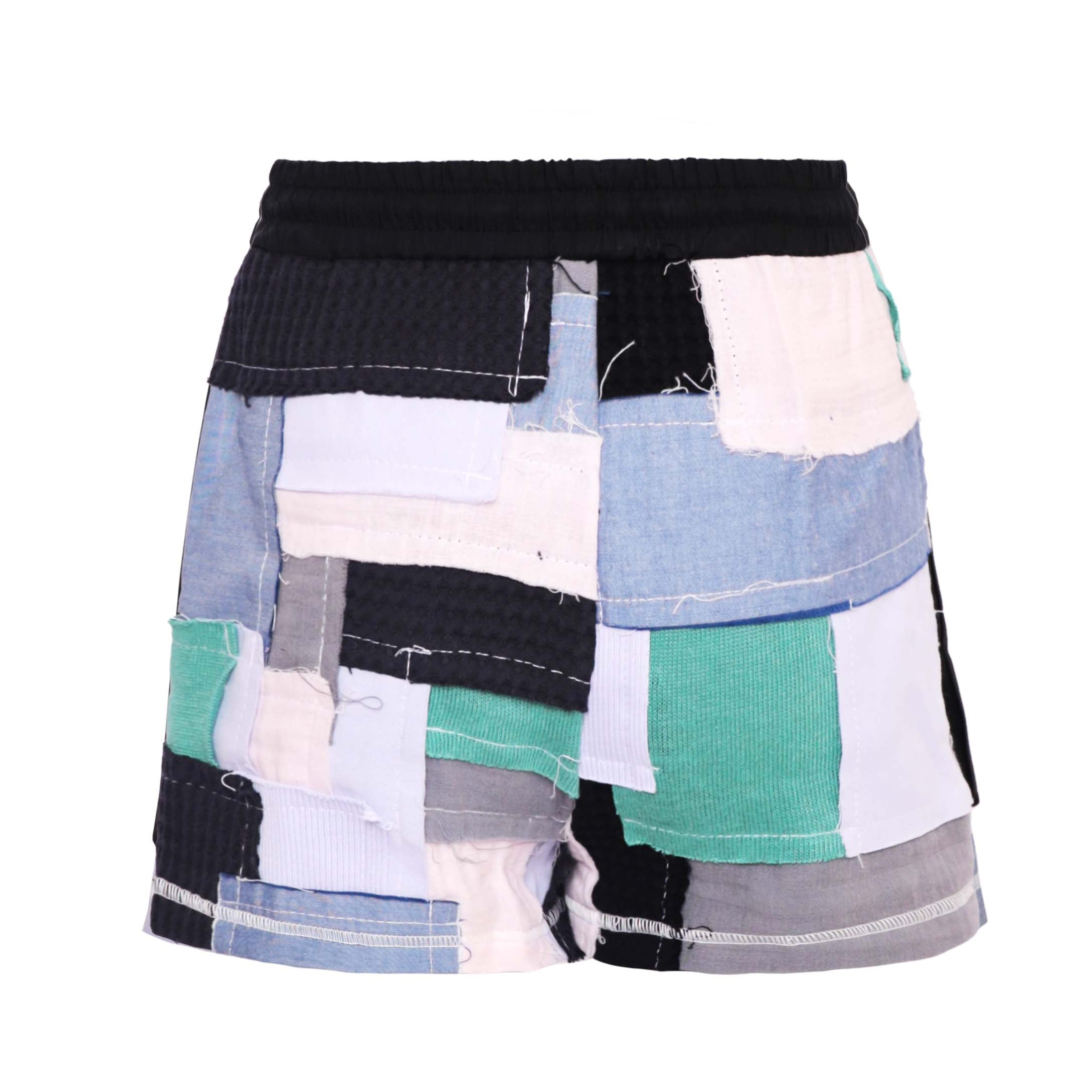 Zero Waste Patchwork Shorts